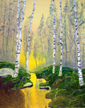 Birch Sunset