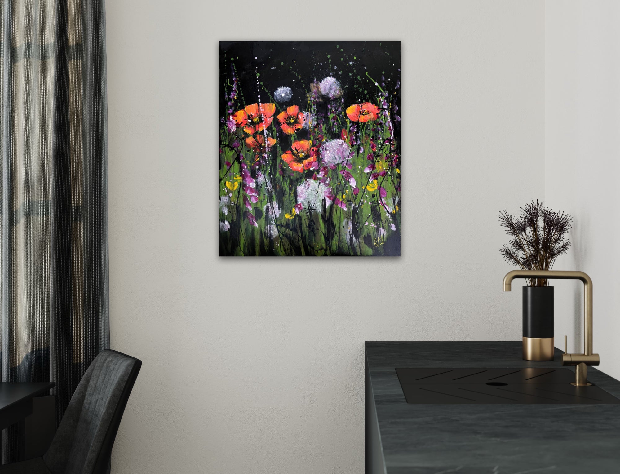 Night flowers 1 portrait