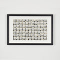 Three Hundred and Twenty Two Monochrome Landscape Dots Collage