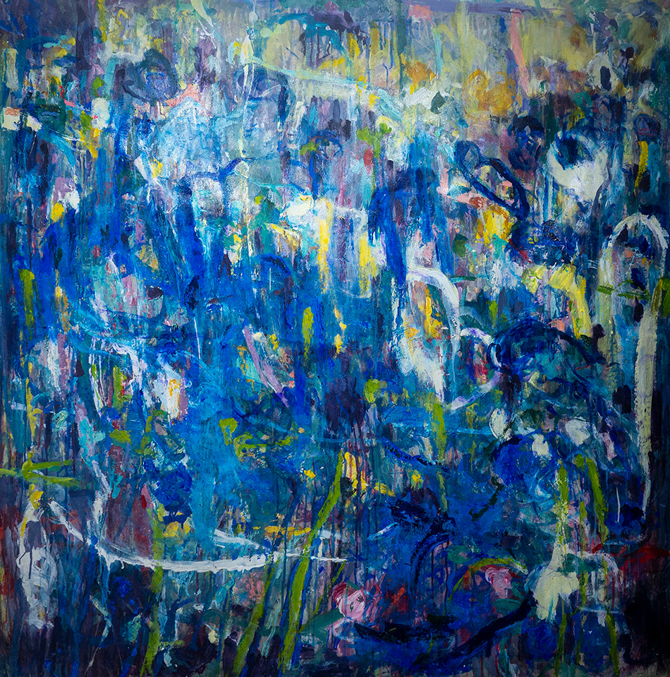 Blue Monday 140cm x 140cm x 3.8cm