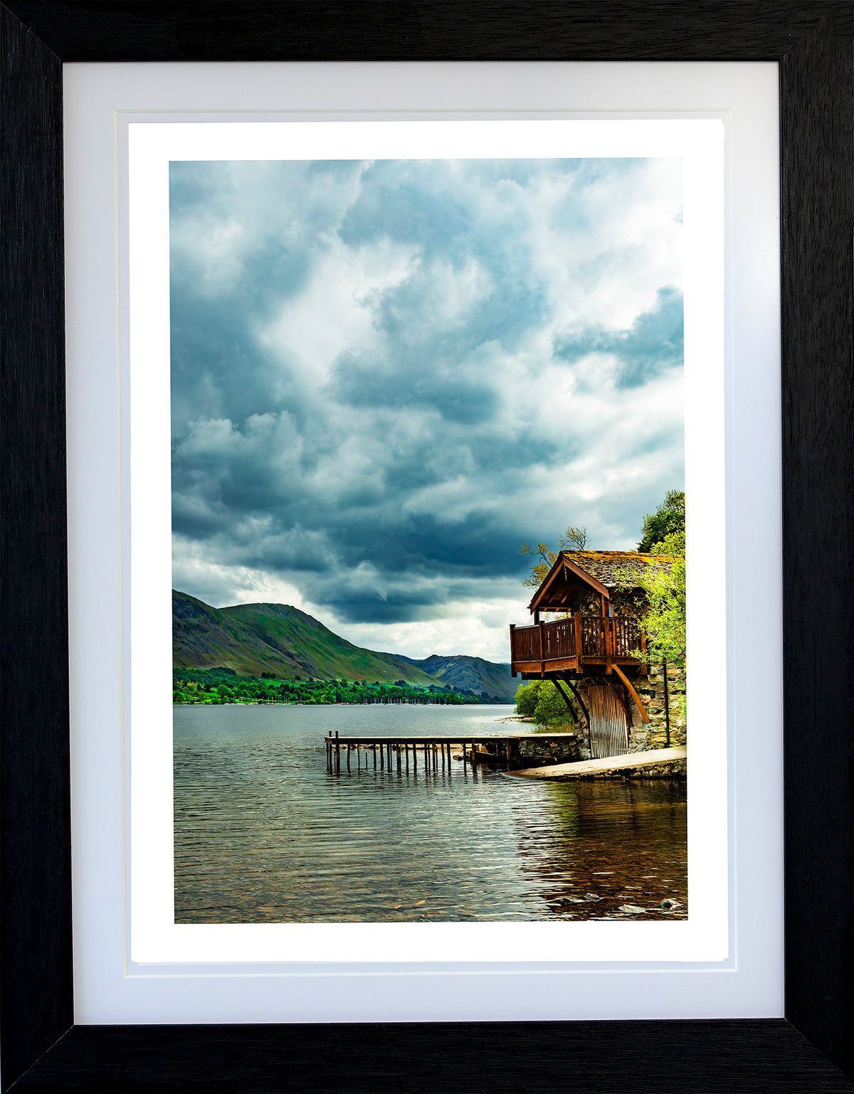 'The Duke of Portlands Boathouse'  (in Colour) - Ullswater - English Lake District