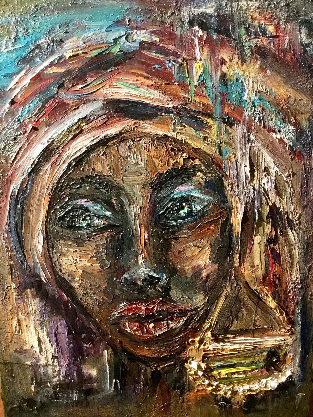 Fantasy african woman portrait
