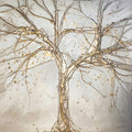 Champagne Gold Tree Wall Sculpture