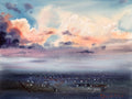 City Cloudscape at Sunrise