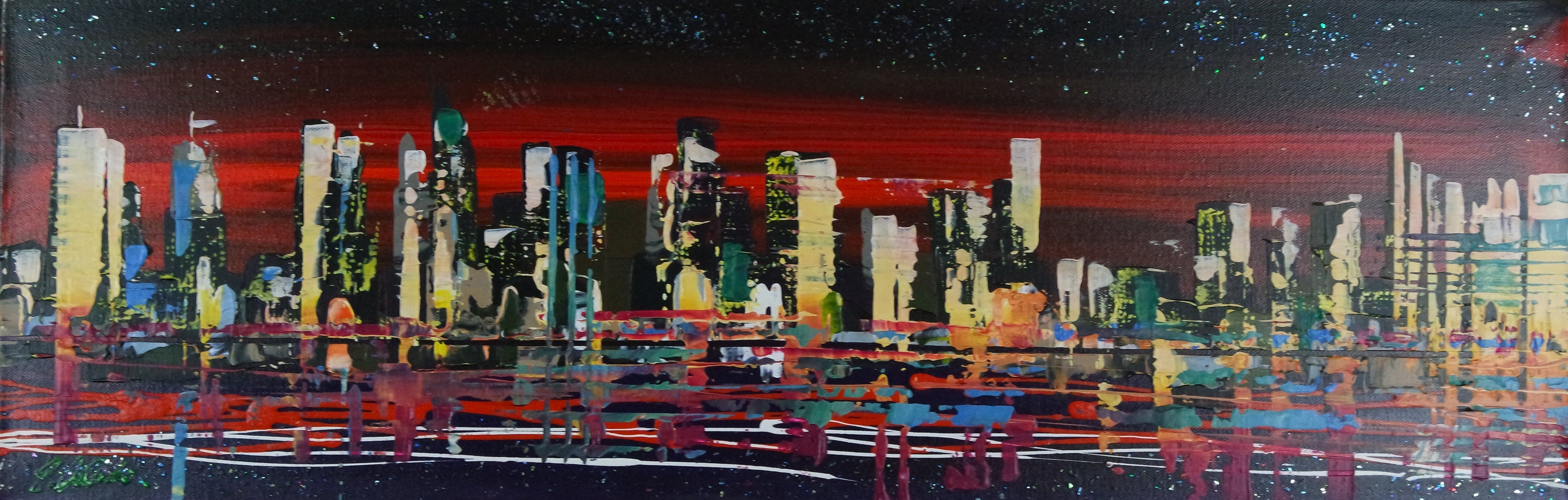 city night skyline 4009