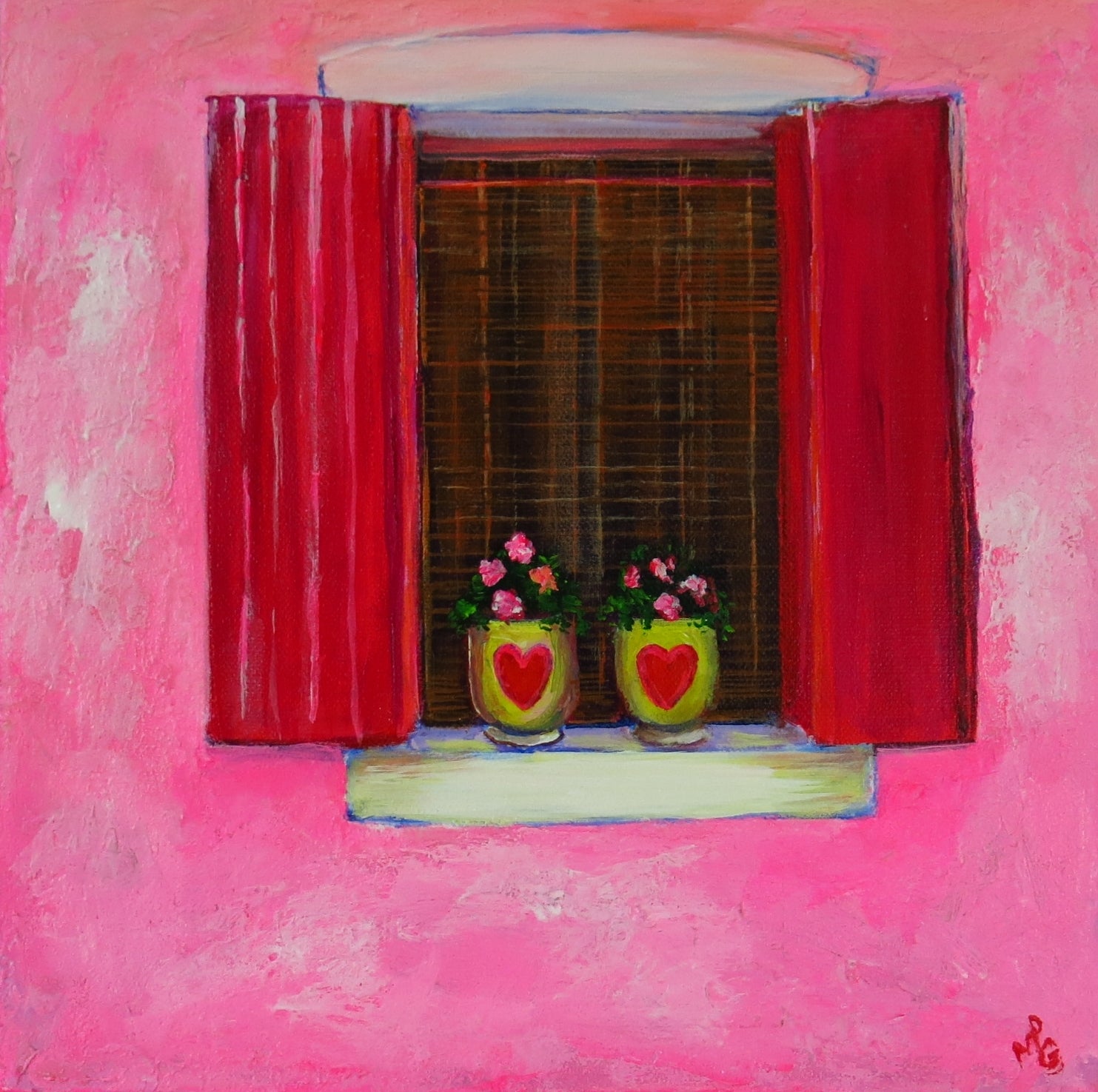 Colourful Window View in Burano (Venice)