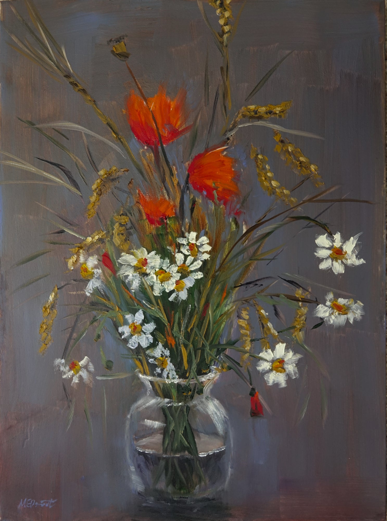 Cornfield Flowers in a Vase