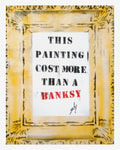 This painting cost more than a Banksy (on canvas).
