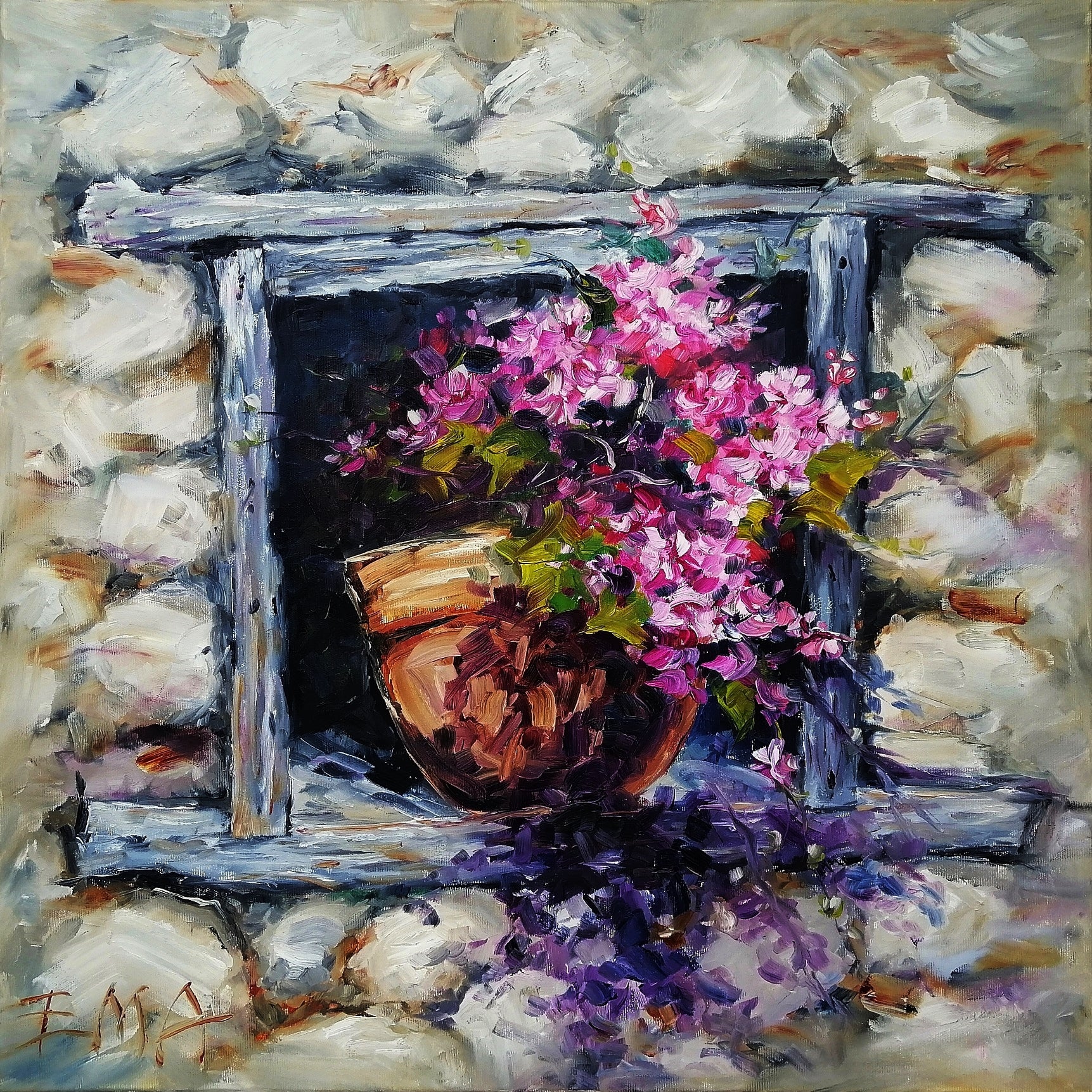 Country life story in pink