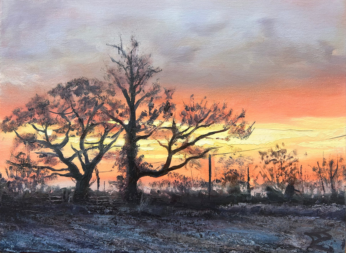 Crisp Winter Sunset