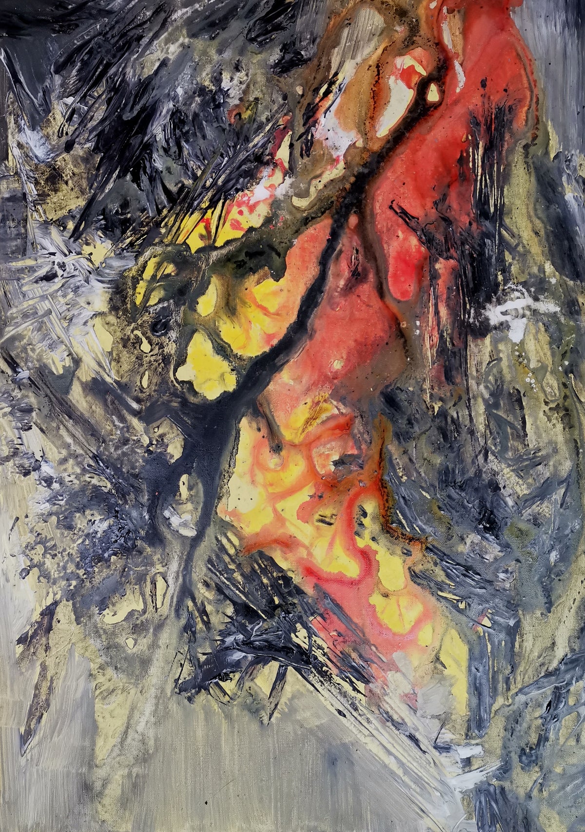 burning cross, painting, decorative painting, fire, physics, power, matrix