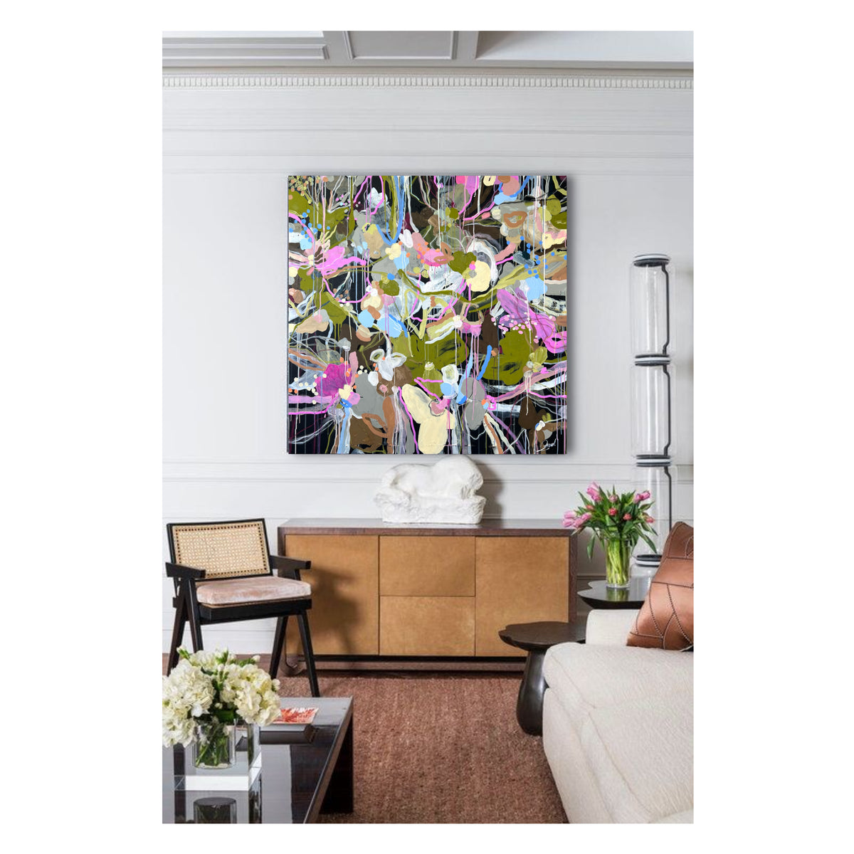 Midnight Dreams - XXL abstract paintings