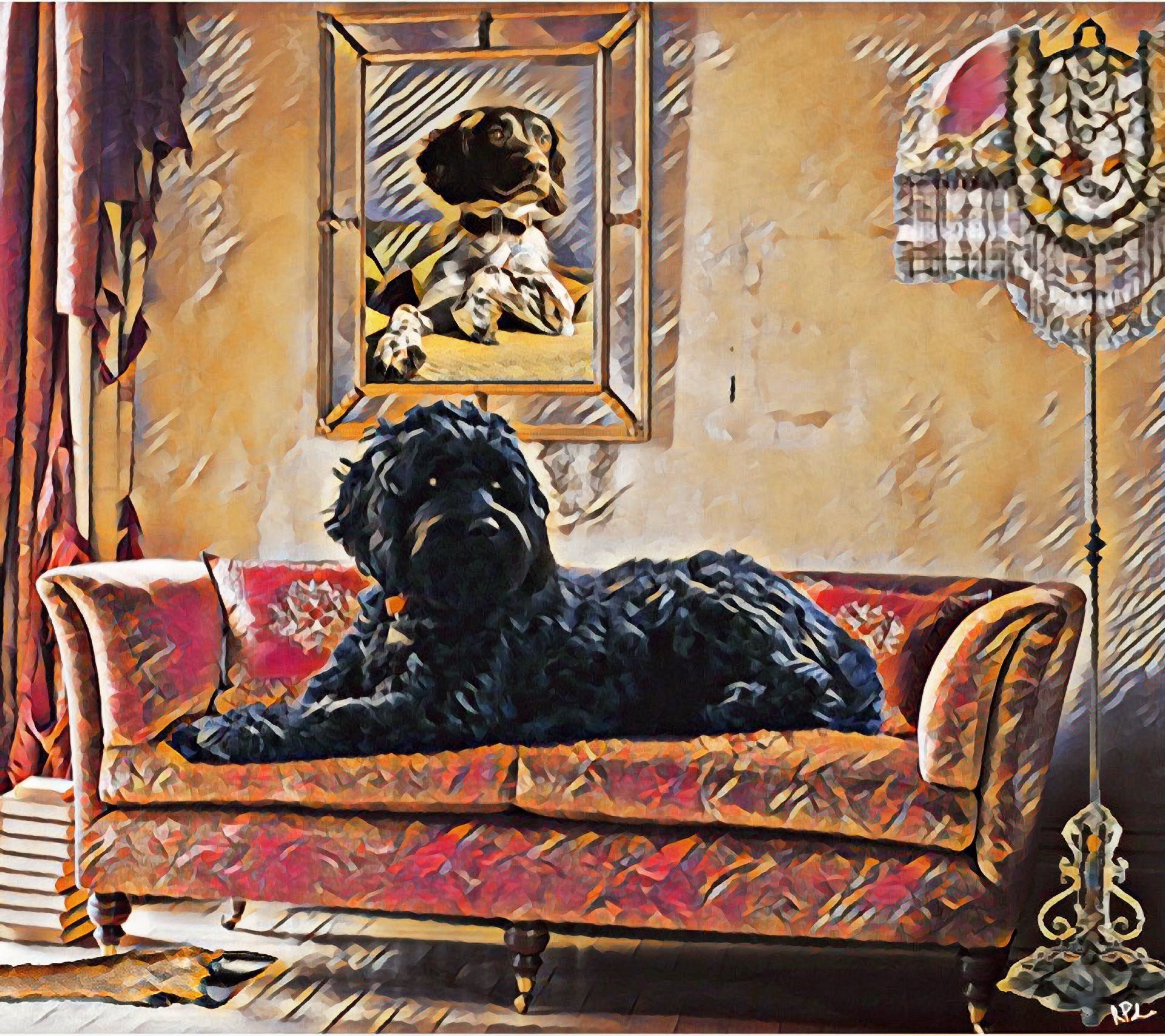 The Drawing Room Door? Bedford & Bertie. - (with story)