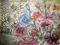 Abstract flowers wall art