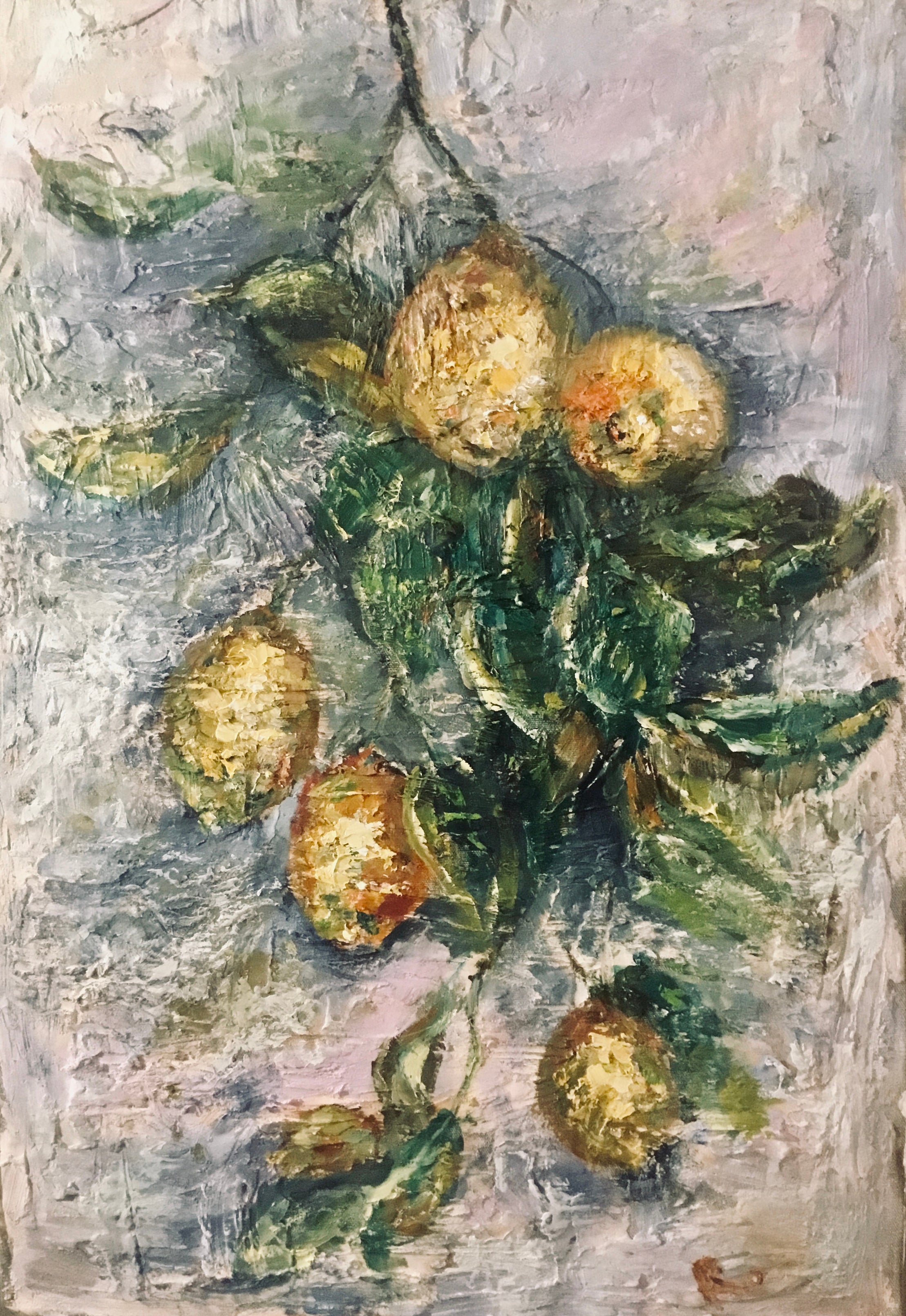 Branch of lemons