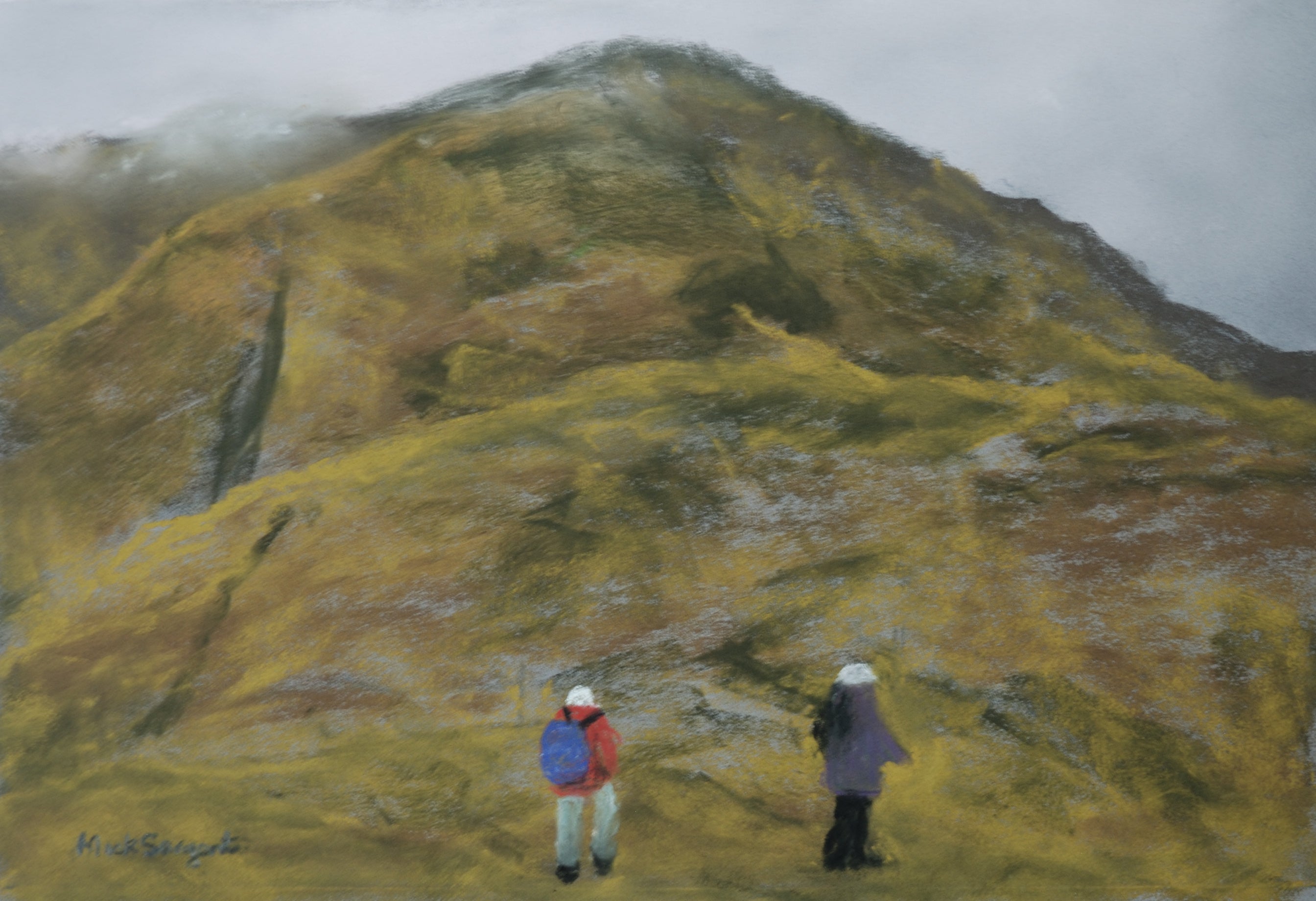 Nearing the Summit of Wetherlam