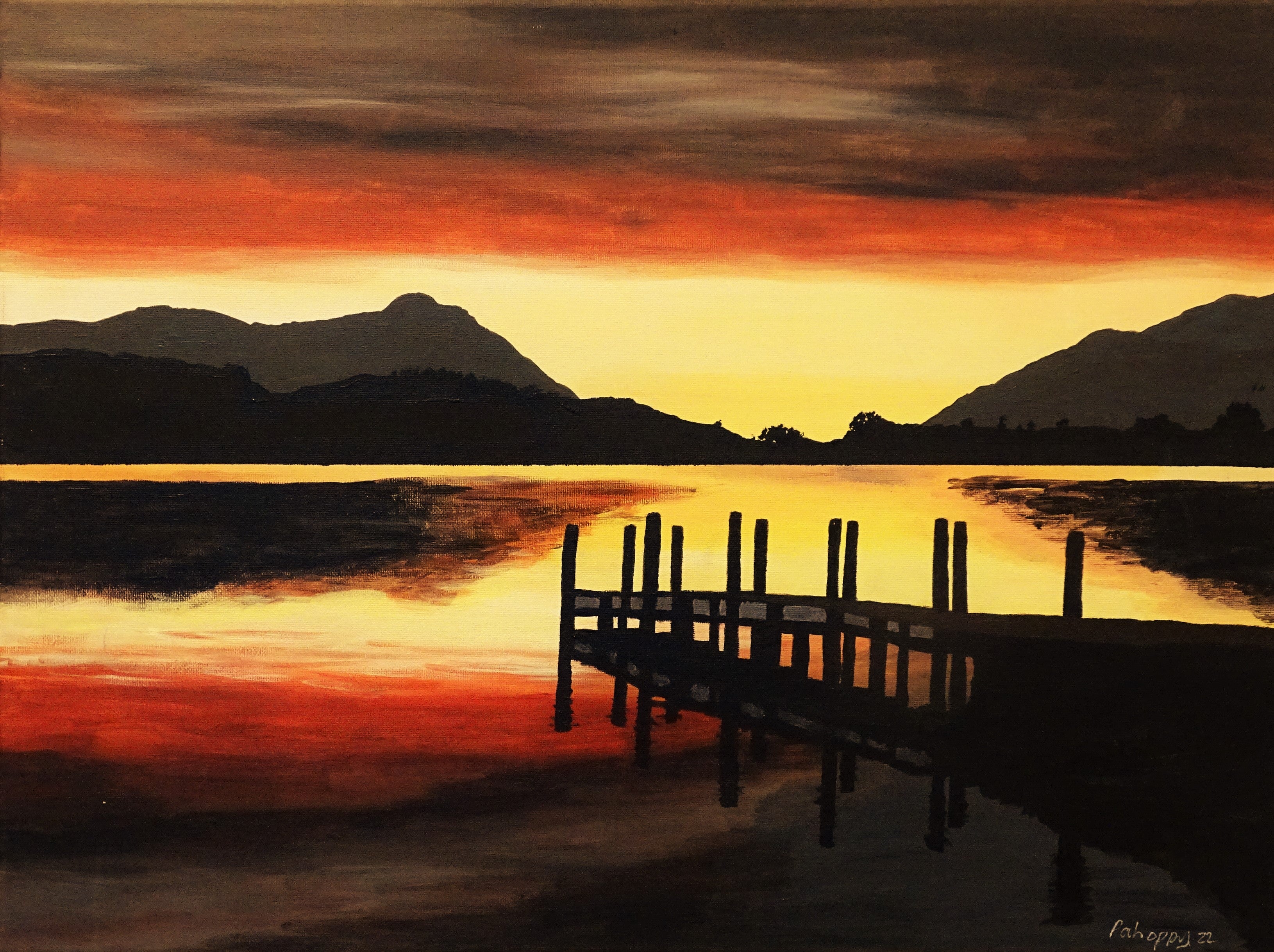 Derwent water sunset