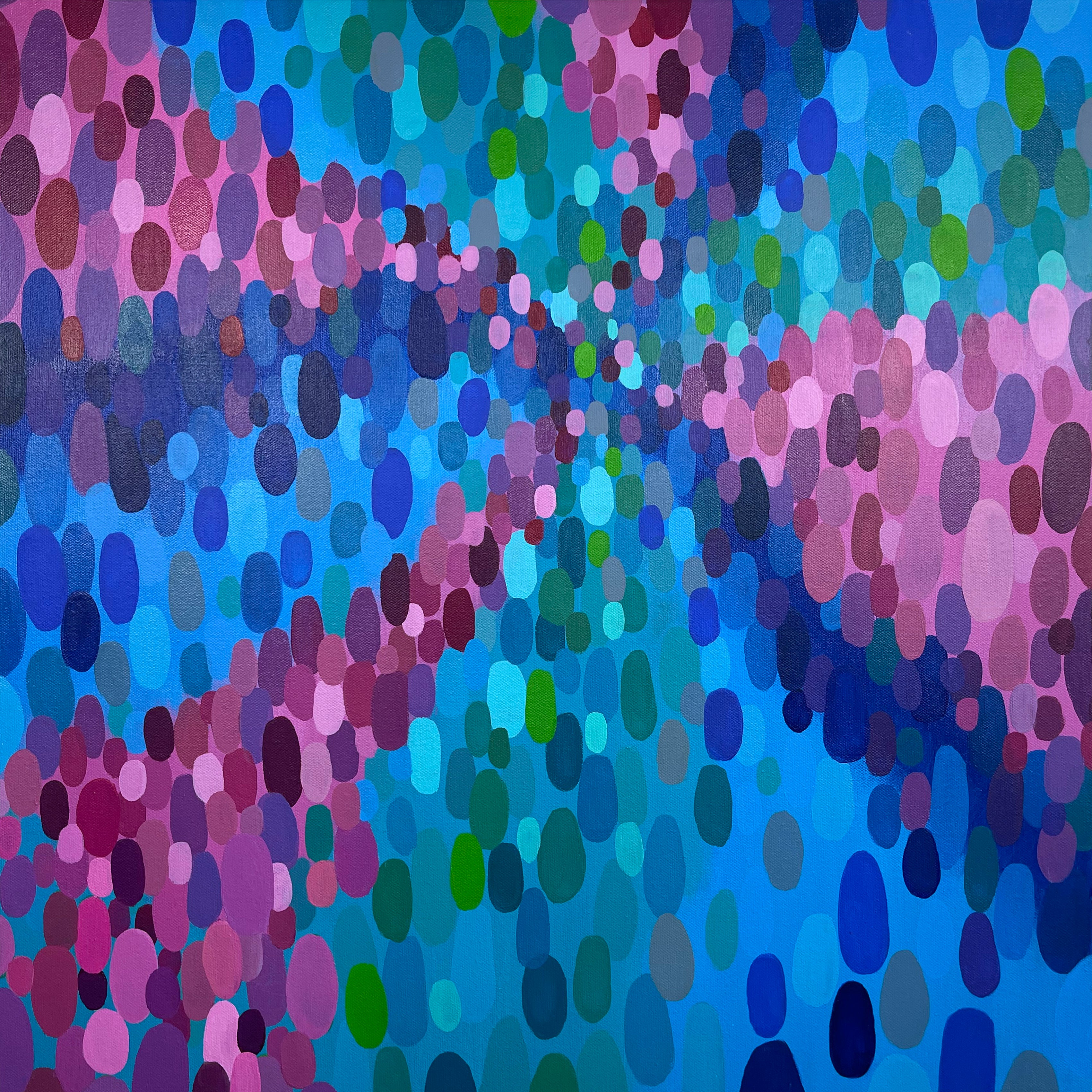 Follow the crowd? *60 x 60cm*
