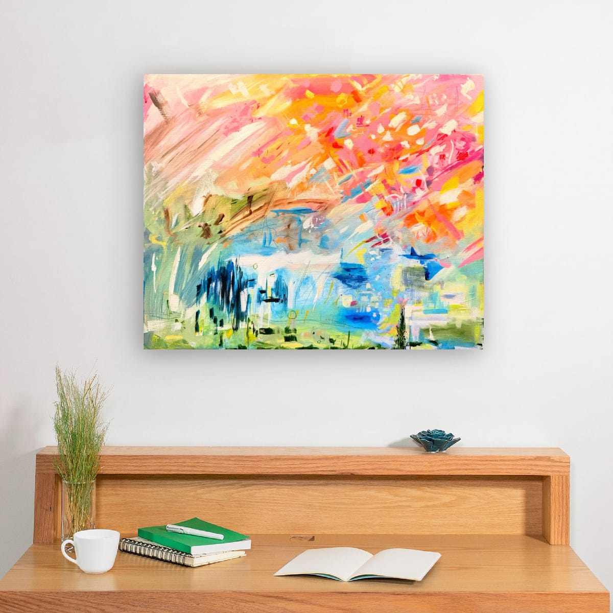 Vibrant Horizons canvas Painting