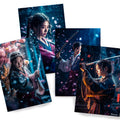 Japanese Onna-musha DS0305 - Set of 4 photo prints