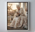 Queen DS0802D - print on  canvas in floating frame