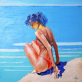 Blue Bather