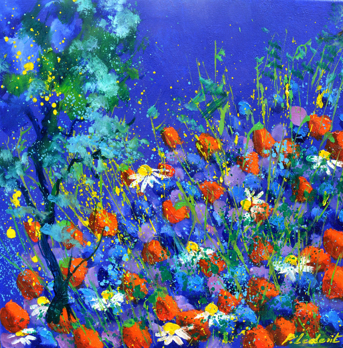 Red poppies