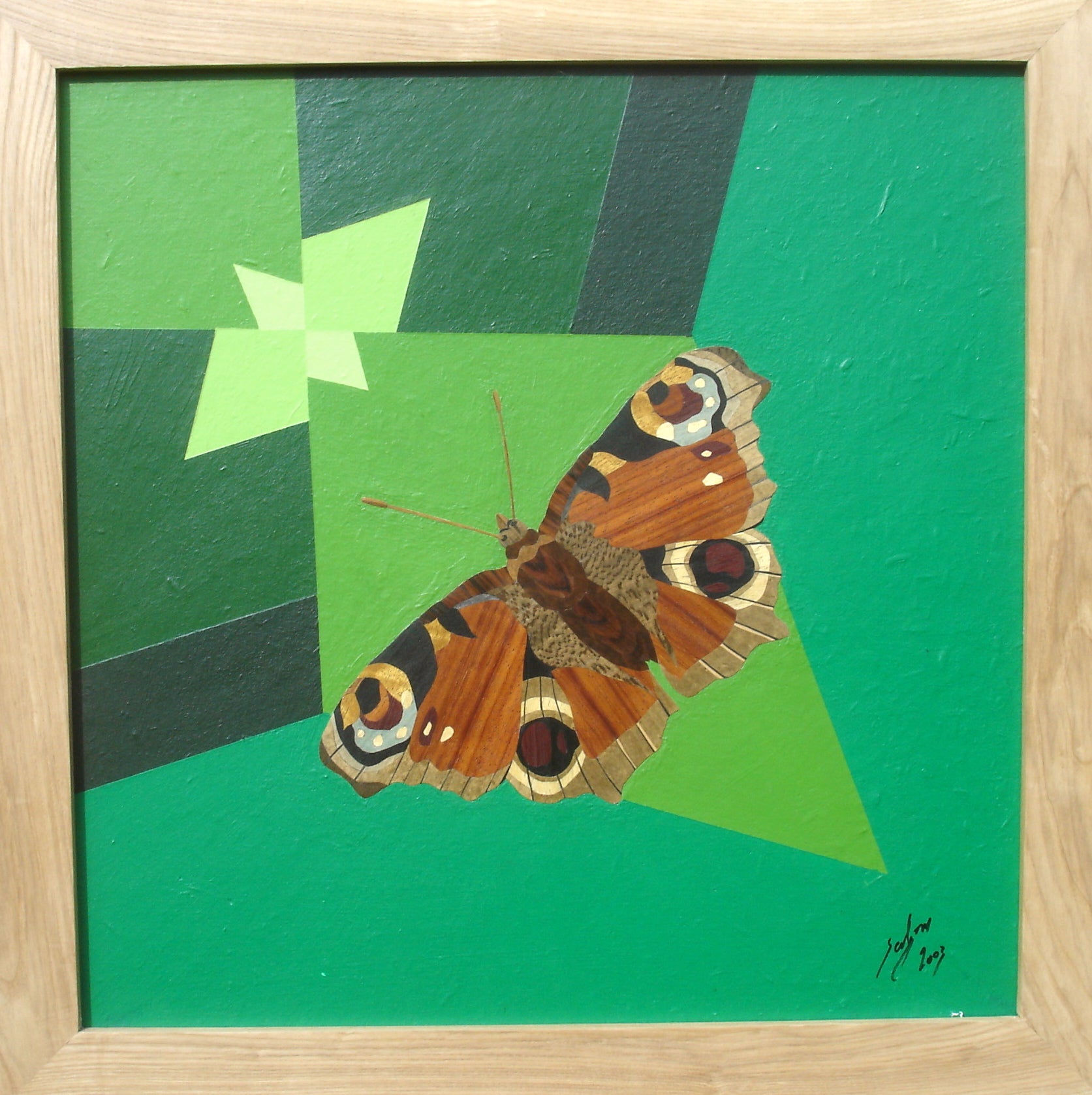 Butterfly settles