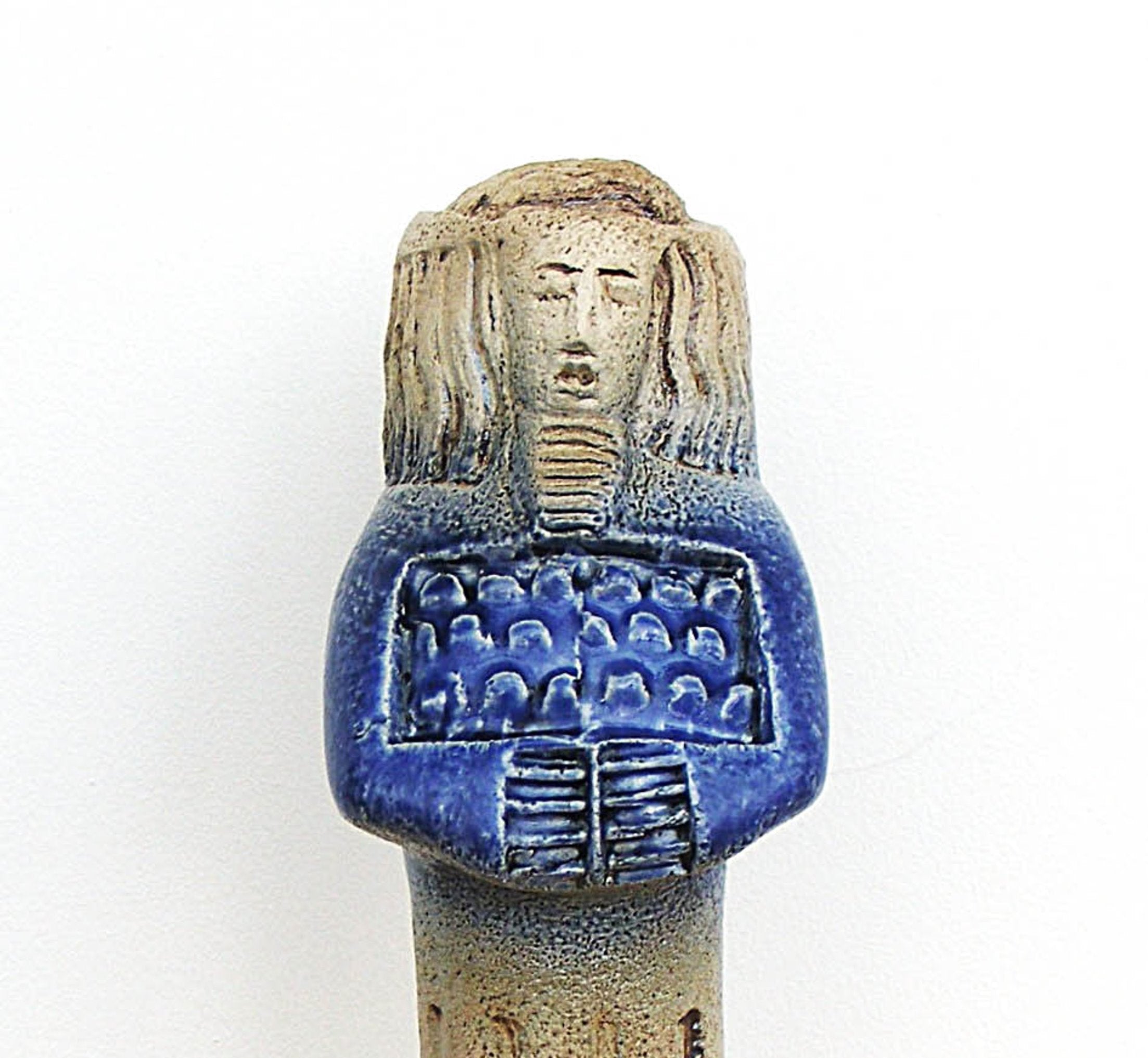 Shabti - Ancient Egyptian Figure – Servant to Ramesses - Ceramic Sculpture
