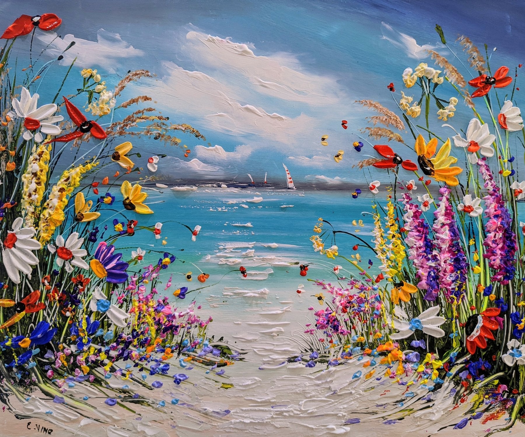 Flowers in love