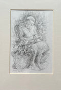 Elderly Lady Picking Hops