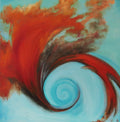 Red and Turquoise