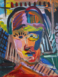 Expresstion Cubist Women Portrait 393