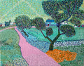 Landscape at twilight