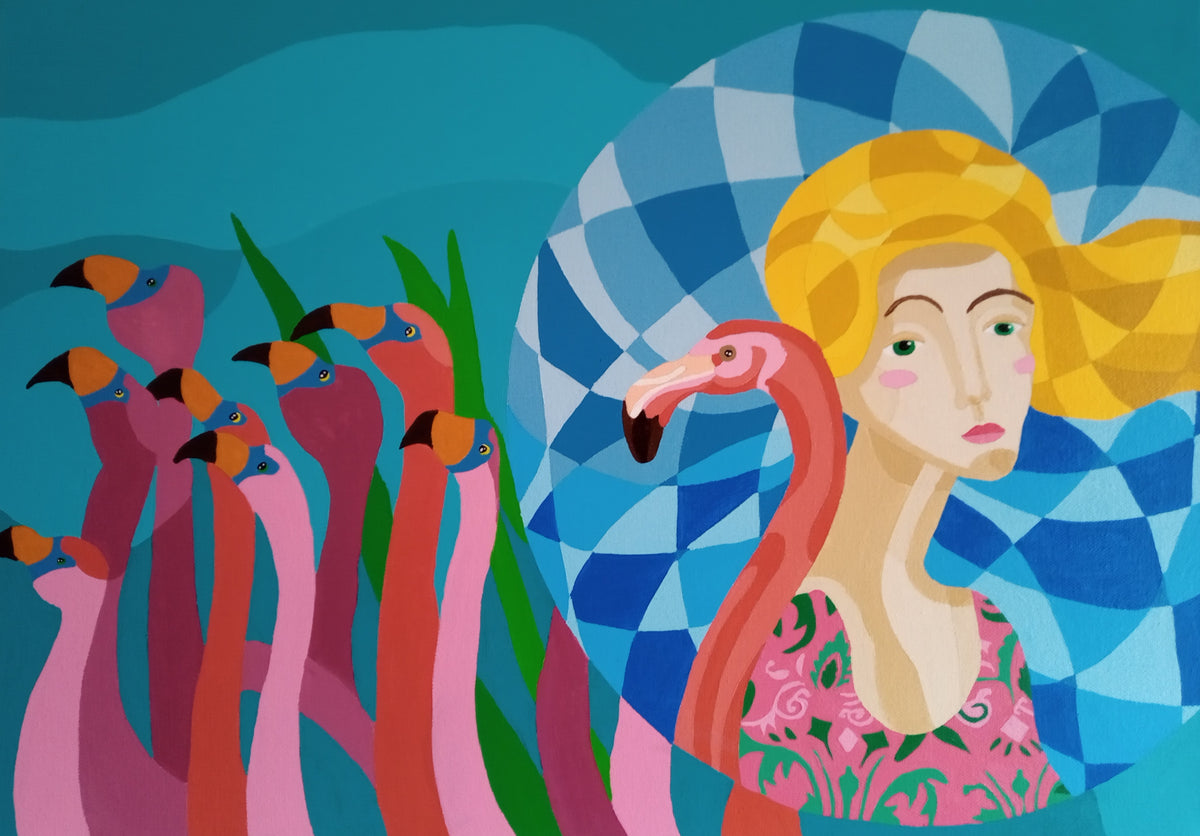 Flamingo Lady
