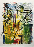 Flying Buttress Lino and Mono-print