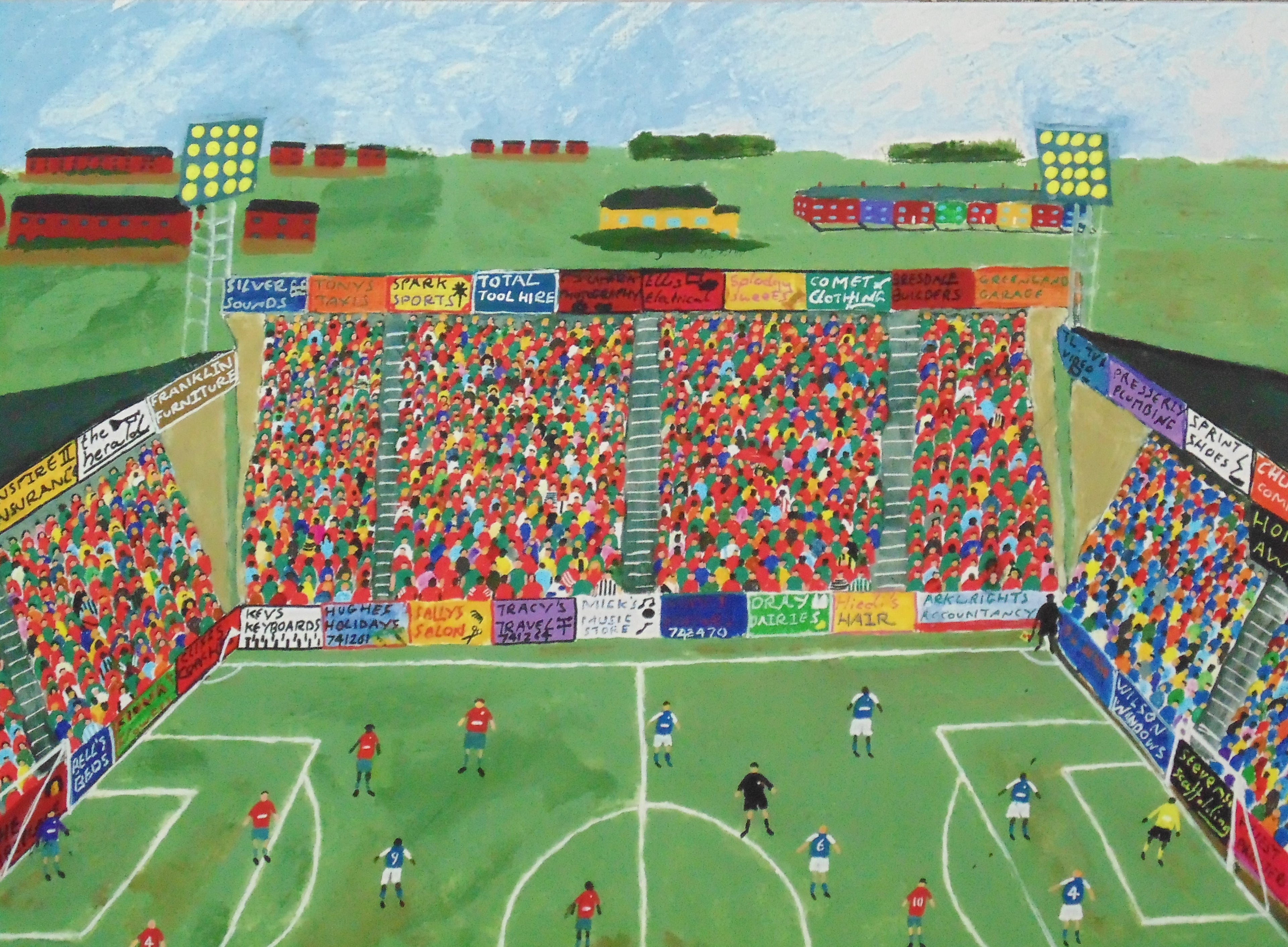 A football match