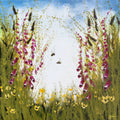 Foxgloves and Bumble Bees