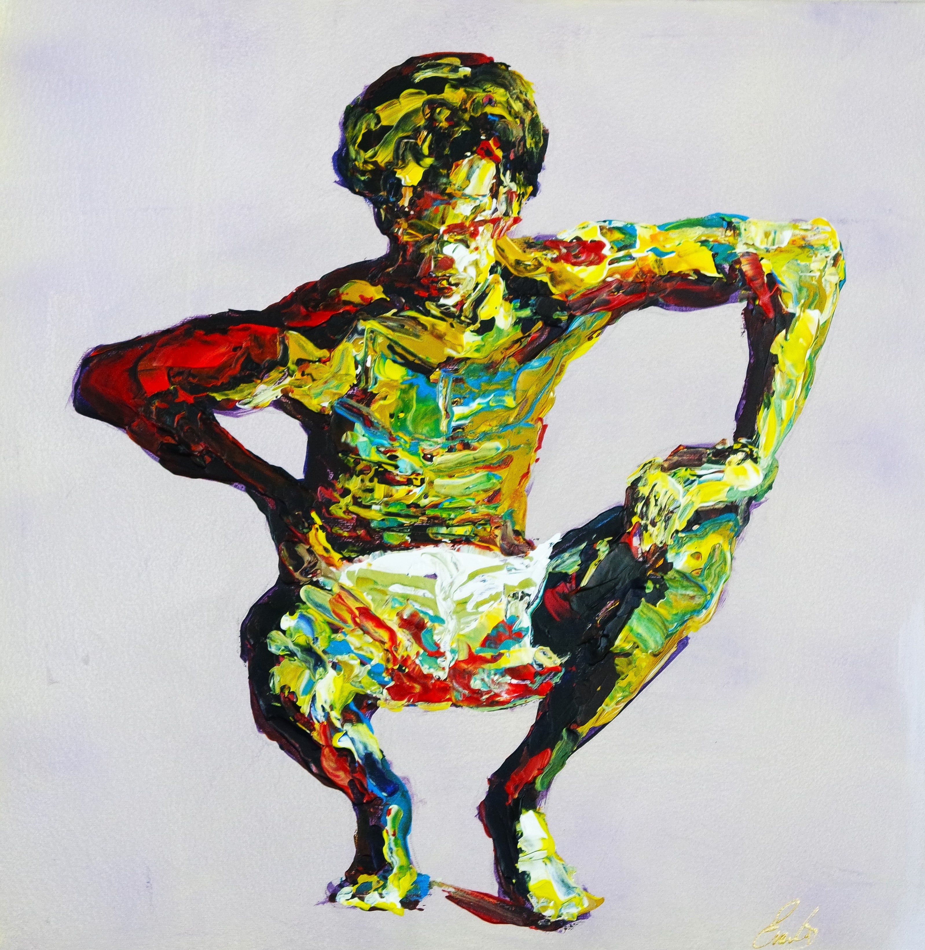 Fragmented Figure Boy 980