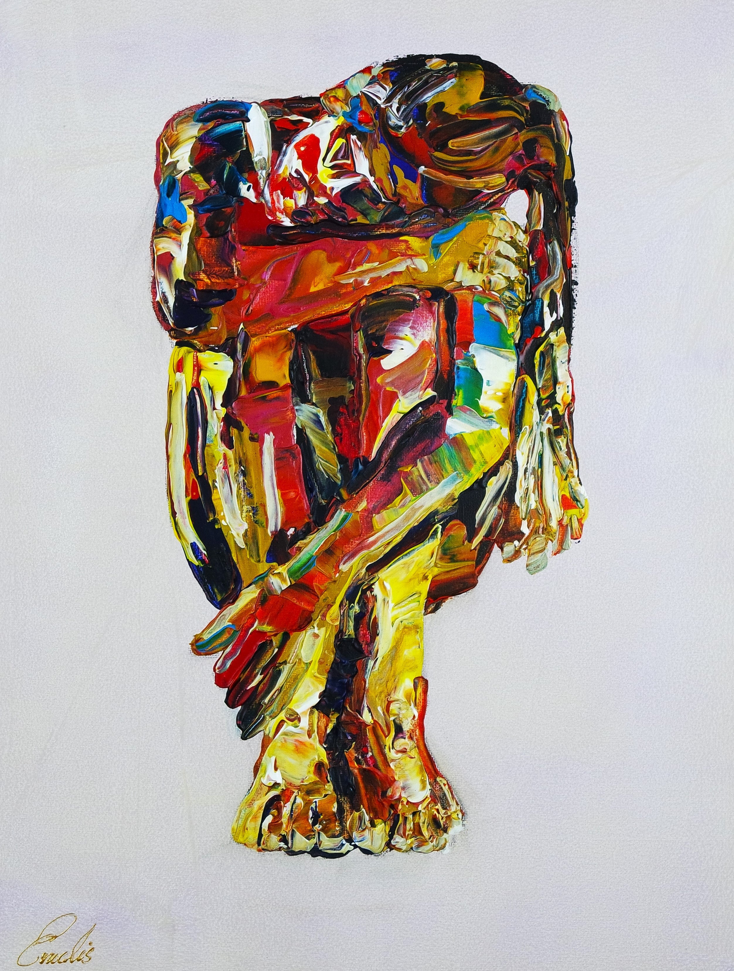 Fragmented Figure Girl 972