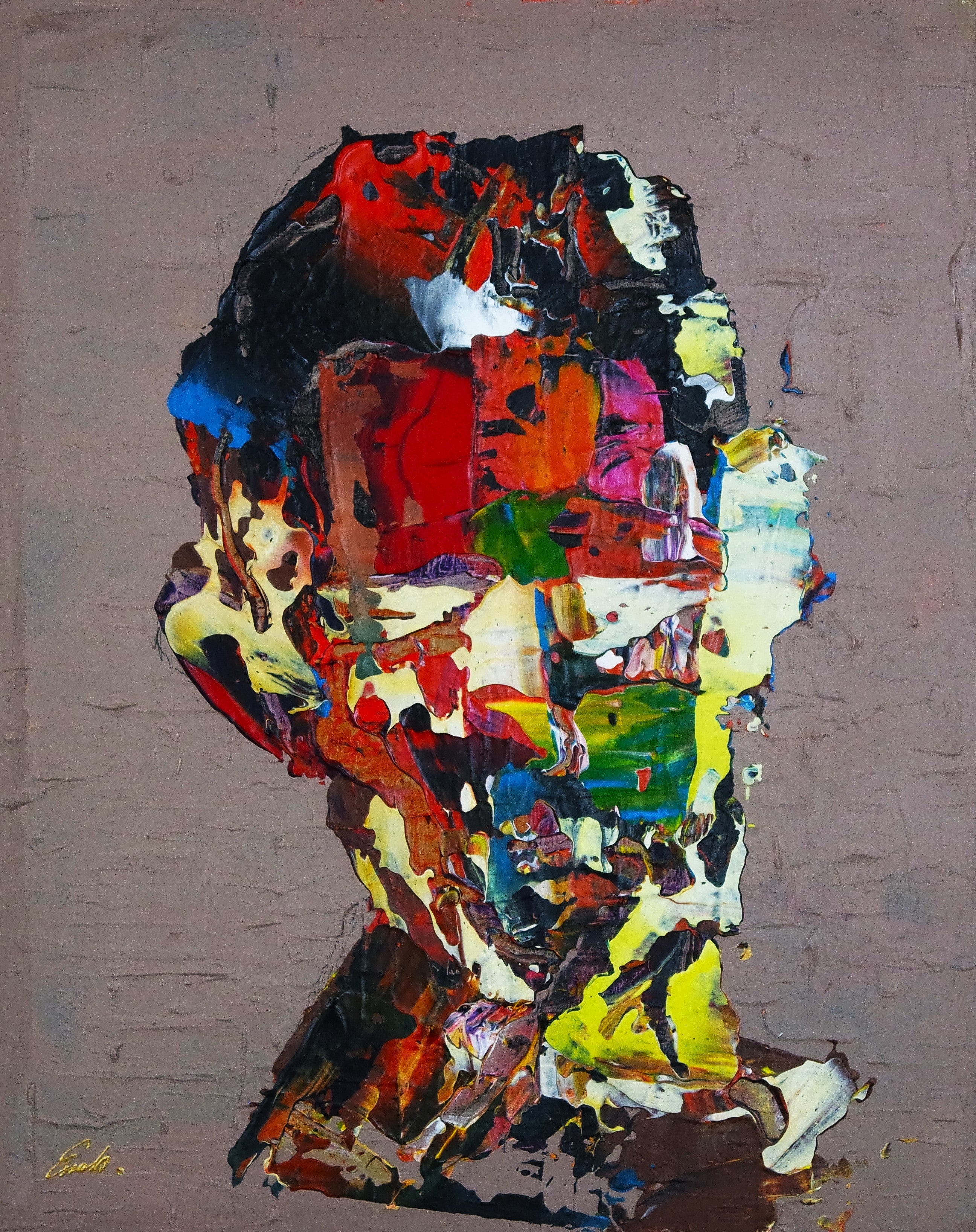 Abstract Fragmented Portrait 951
