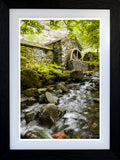 'The Old Borrowdale Watermill' (Portrait Style) - English Lake District