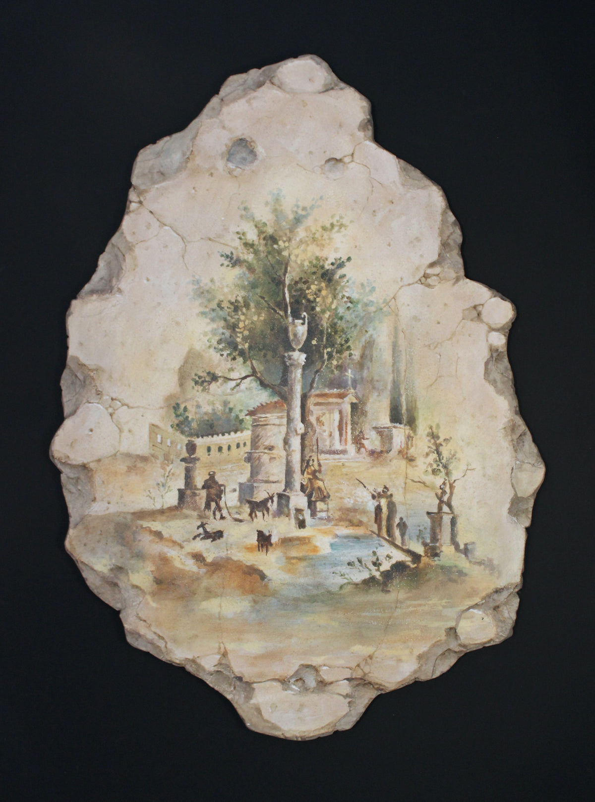 Fresco fragment from The Villa of Agrippa Postumus