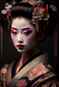 Geisha in Autumn 2