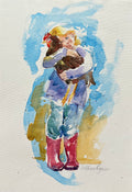 Girl With A Hen