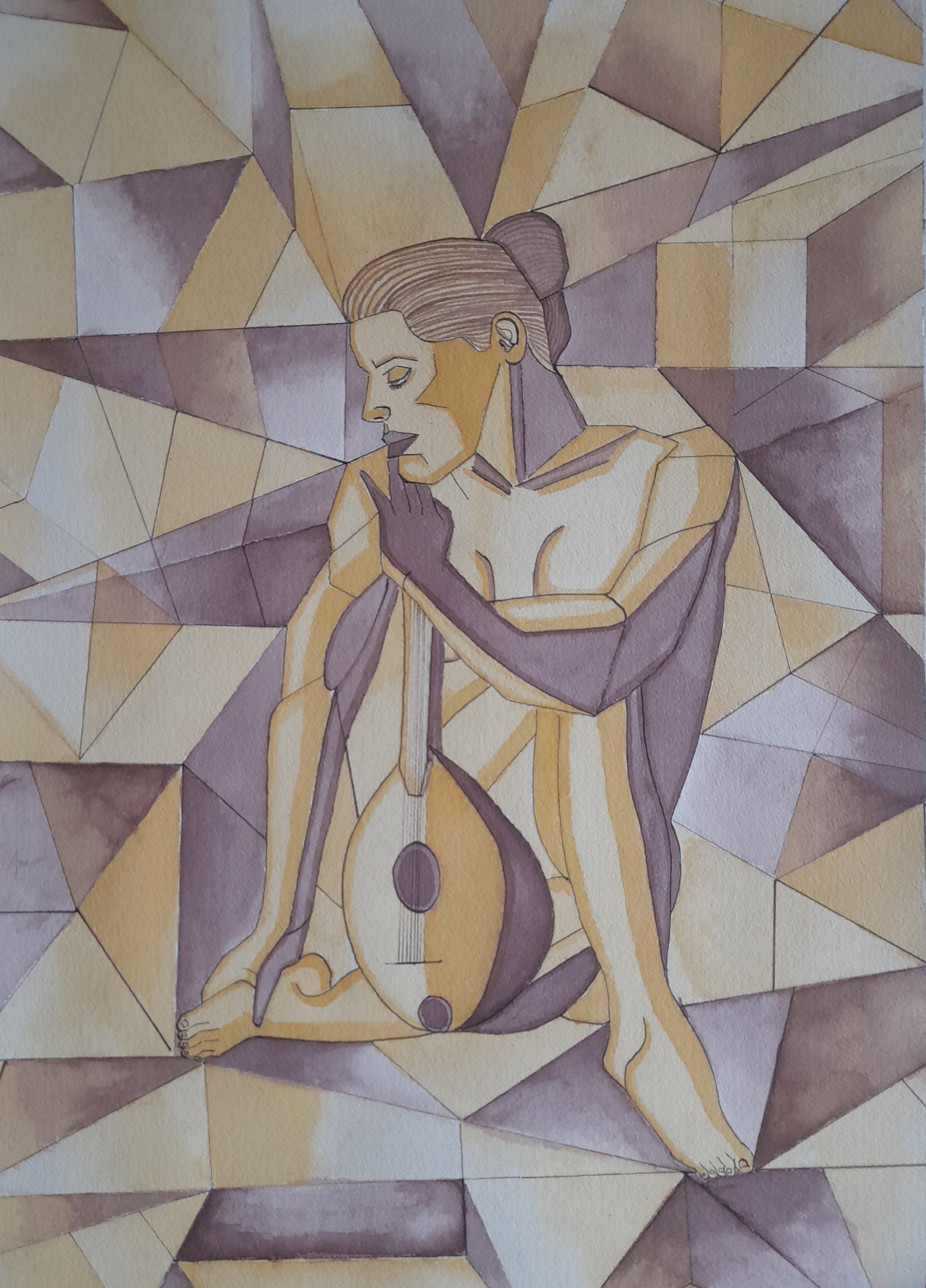 Girl with Mandolin