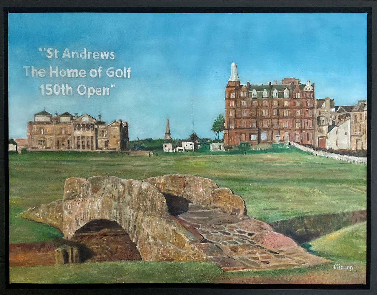 St Andrews 150th Open - Original Oil on Canvas Framed 83x65cm