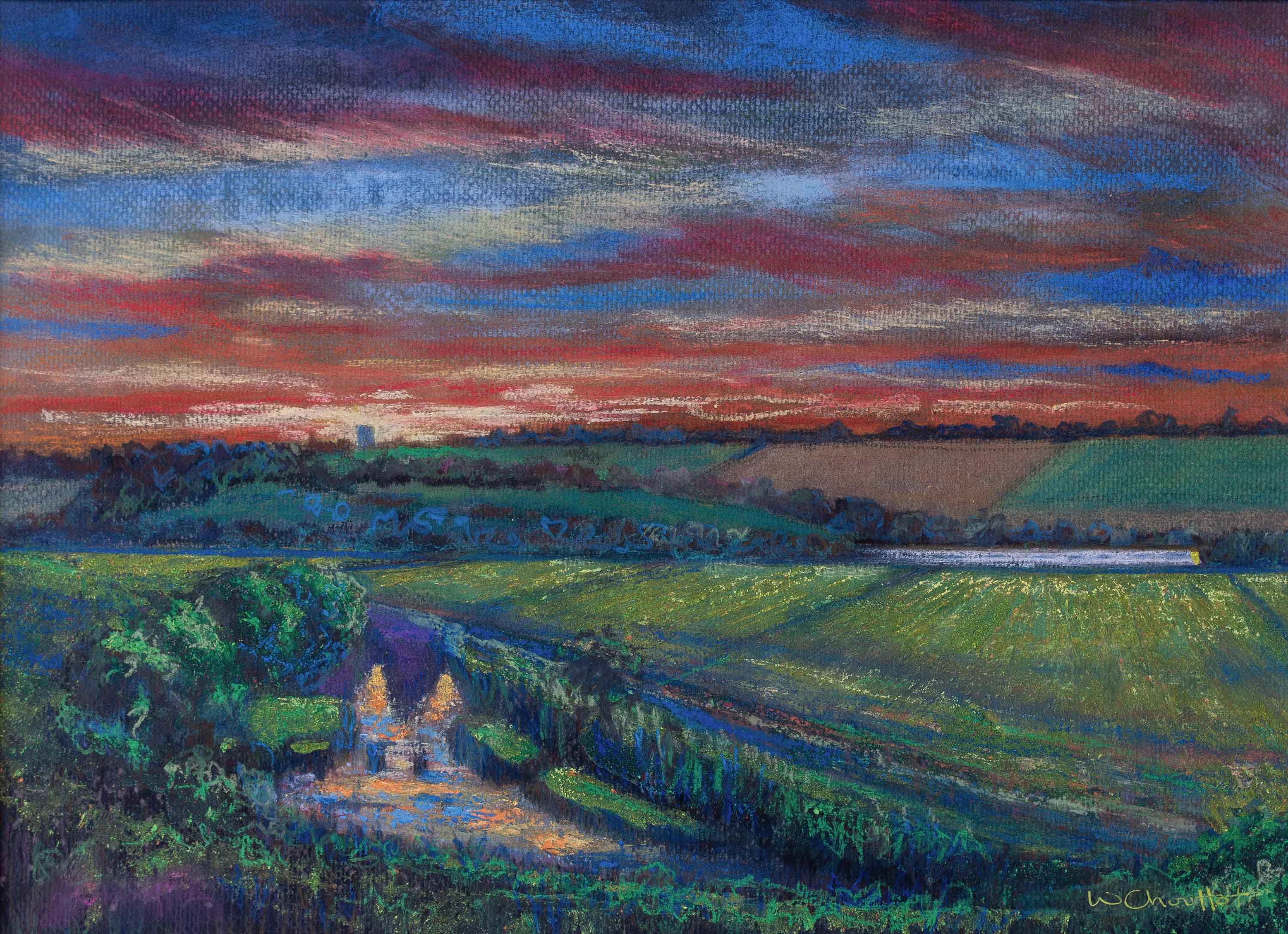 Hadleigh Castle Sunset