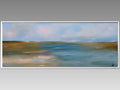 Horizon - Abstract Painting- Acrylic Canvas Art - Wall Art - Large Painting - Blue Art - Modern Art