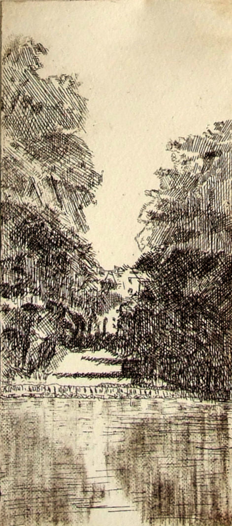 Houses at Grez-sur-Loing